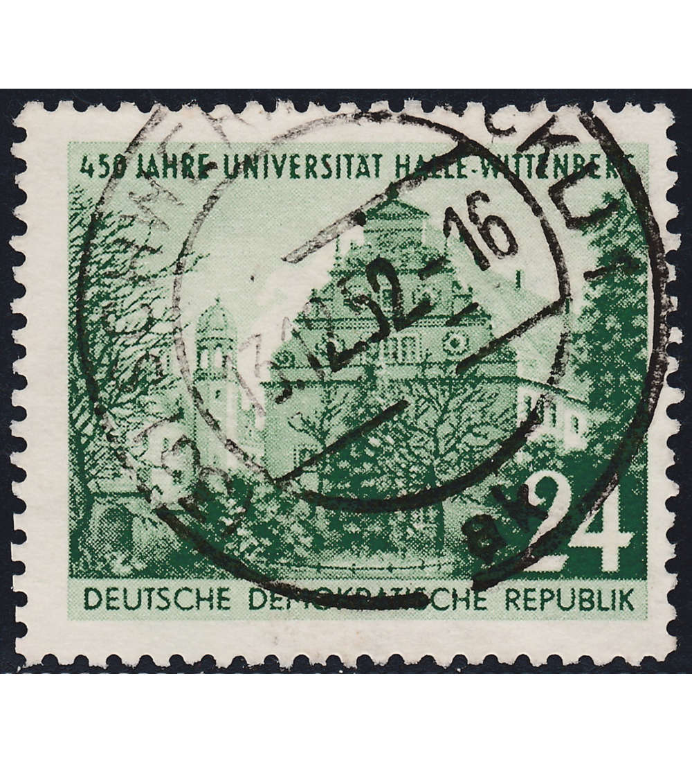 II DDR Nr. 318 gestempelt      Univ. Halle-Wittenberg
