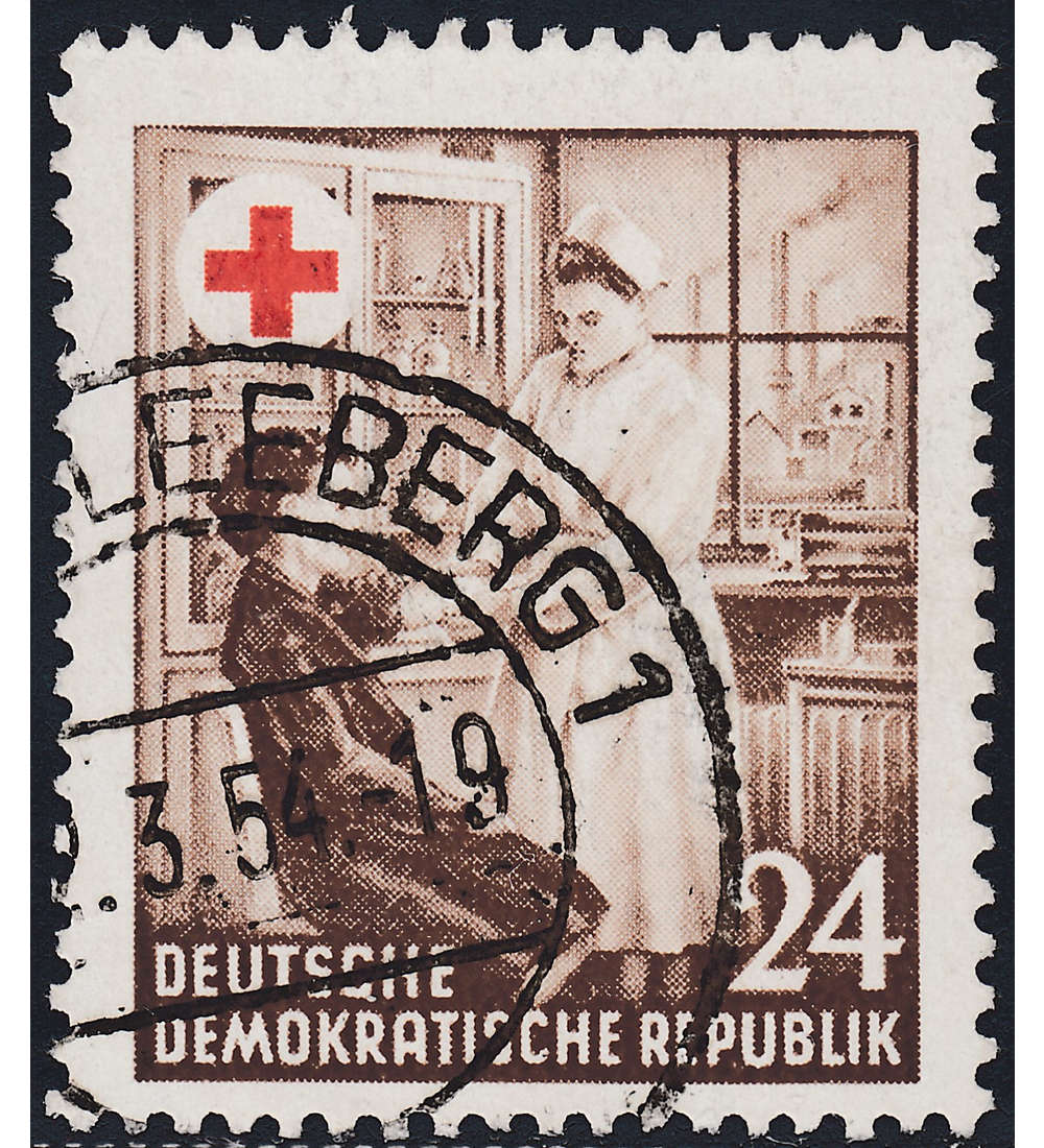 DDR Nr. 385 gestempelt Rotes Kreuz