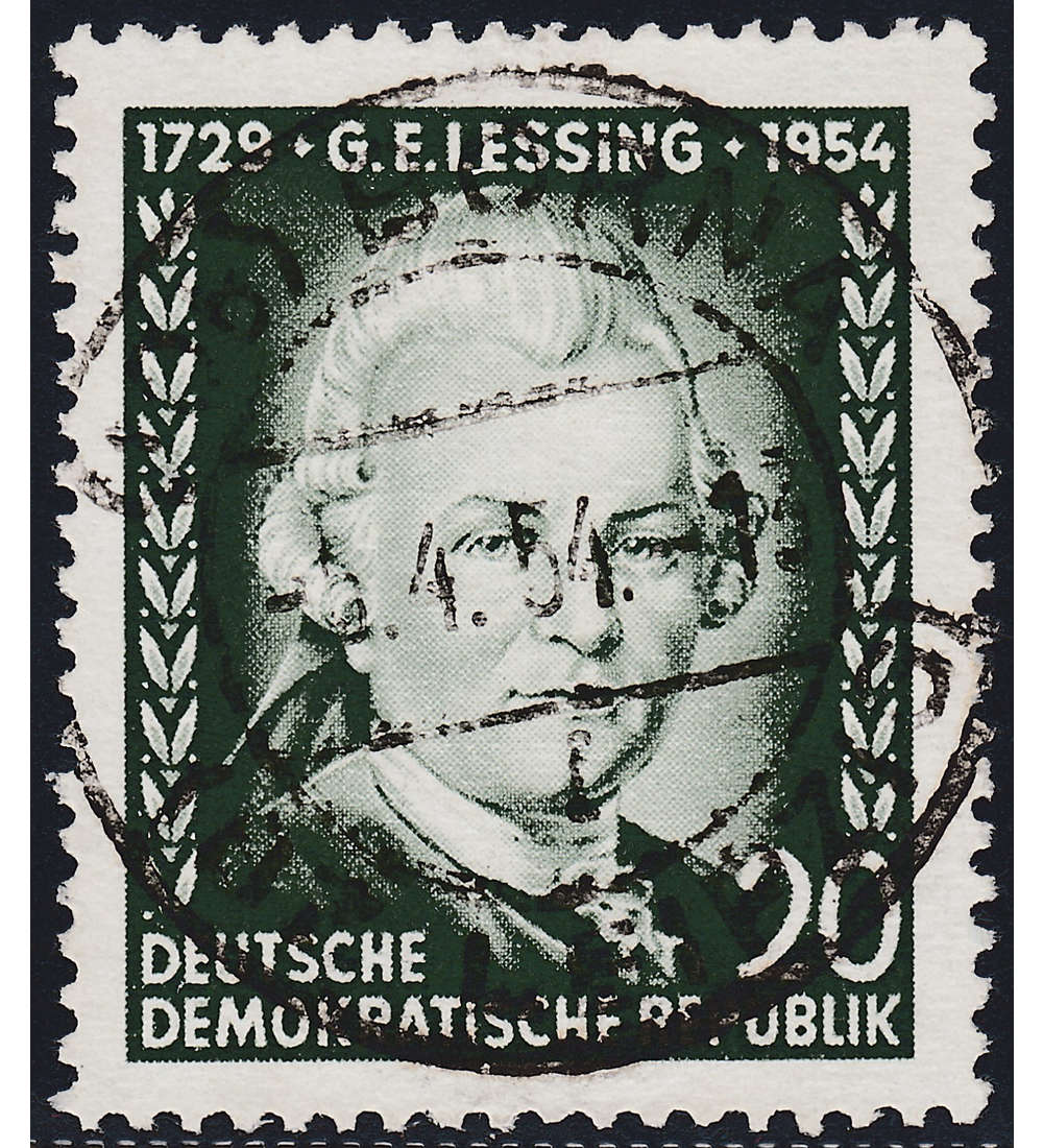 DDR Nr. 423 gestempelt         Lessing