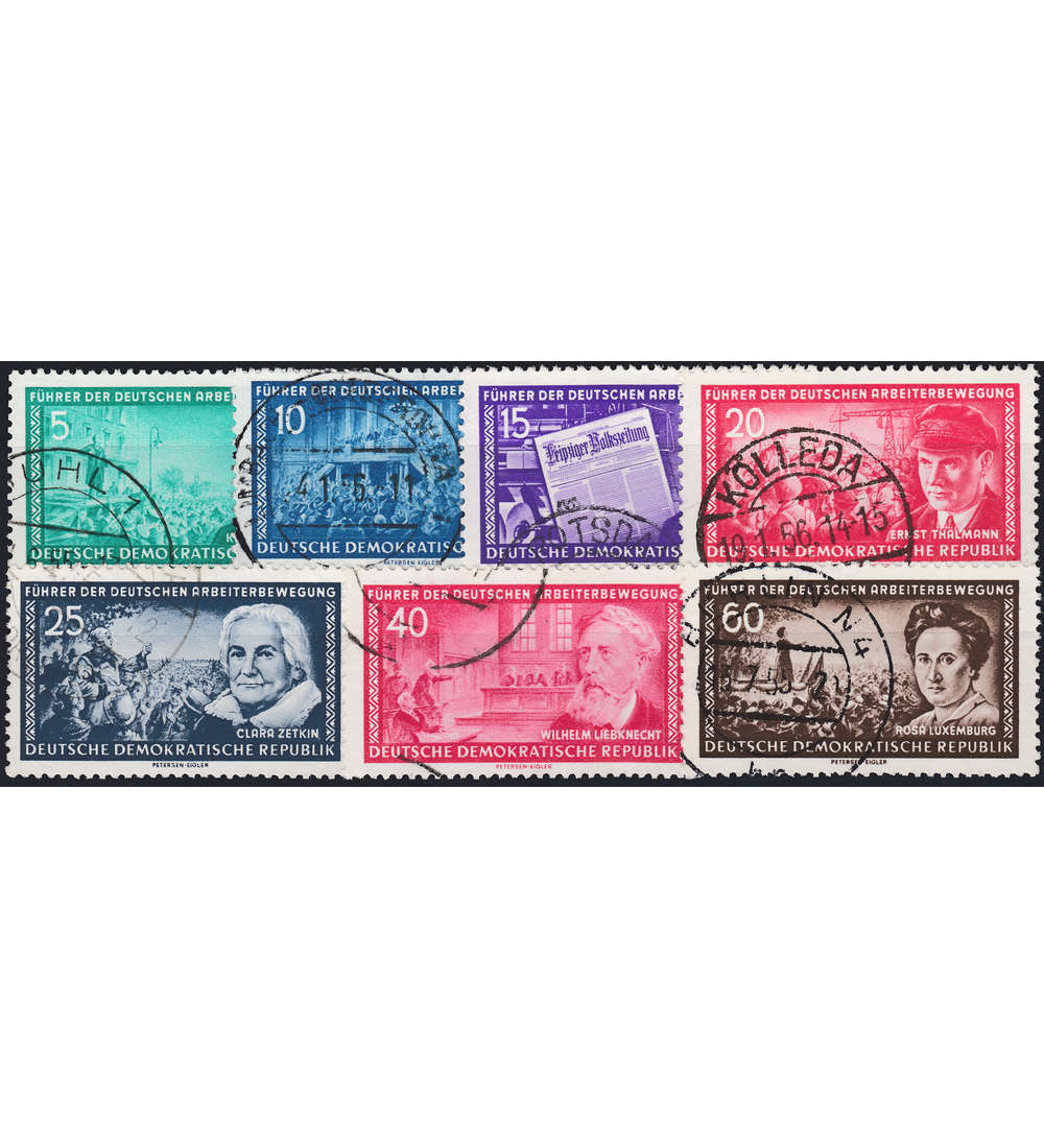 II DDR Nr. 472-478 gest.       Arbeiterbewegung