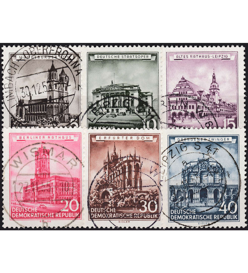 II DDR Nr. 491-496 gest.       Historische Bauten