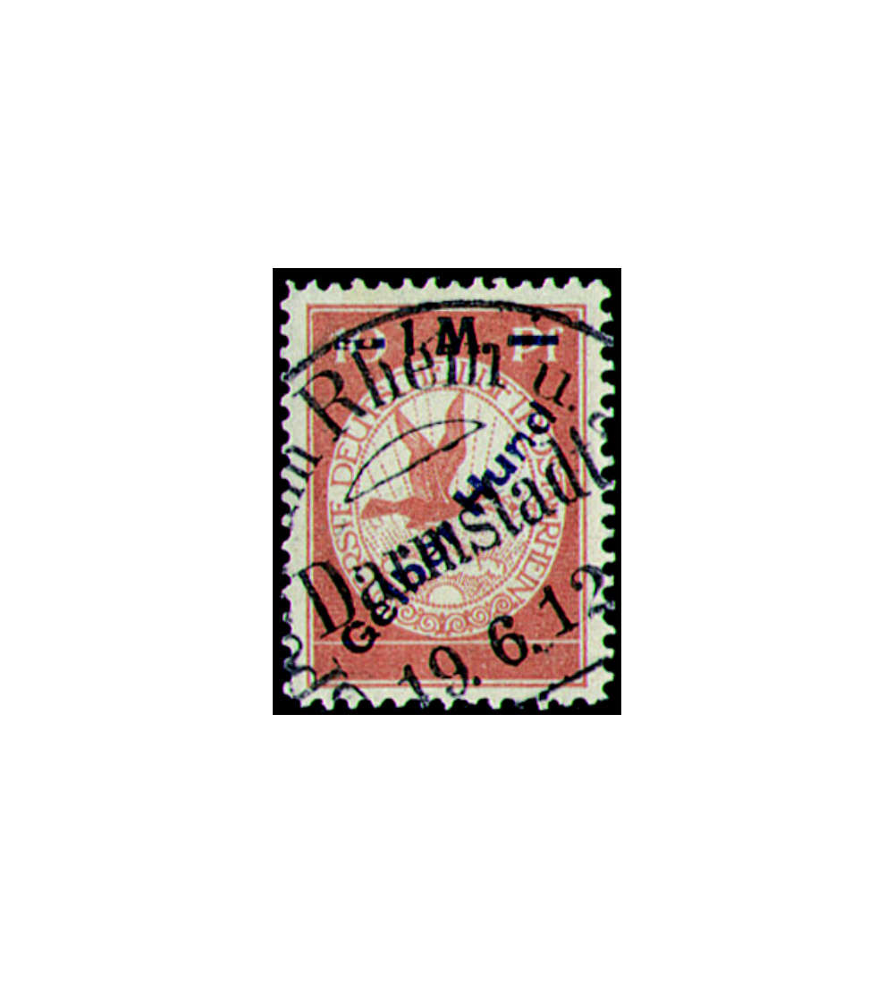 Deutsches Reich Nr. IV gestempelt Gelber Hund