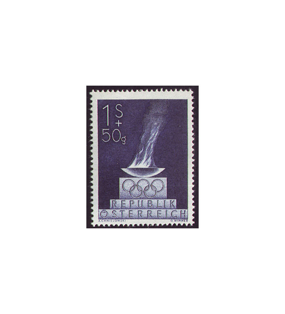 sterreich Nr. 854 postfrisch  Olympische Spiele 1948