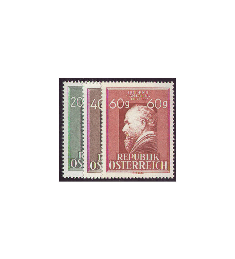 sterreich Nr. 855-857 postfrisch Ziehrer,Stifter,Amerling1948