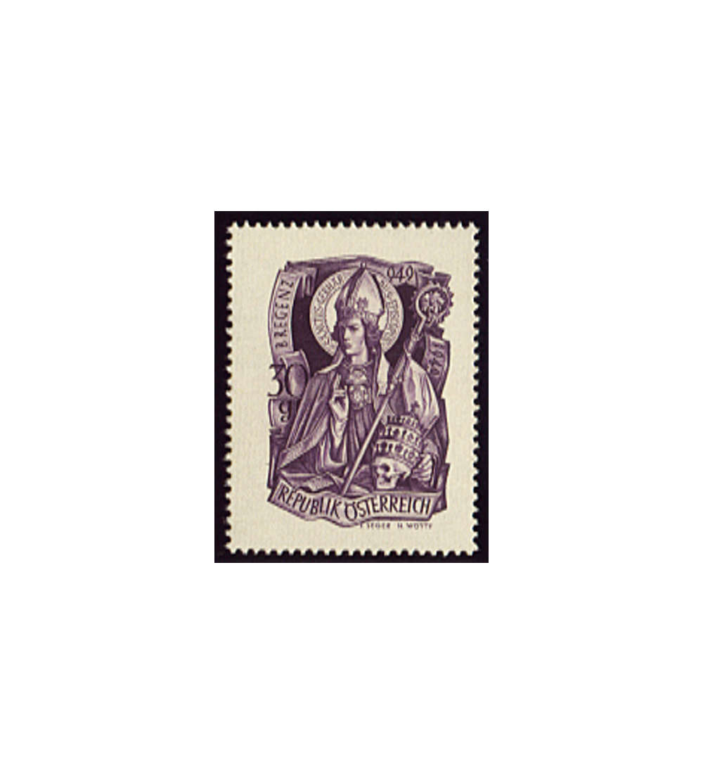 sterreich Nr. 936 postfrisch  Heiliger Gebhard