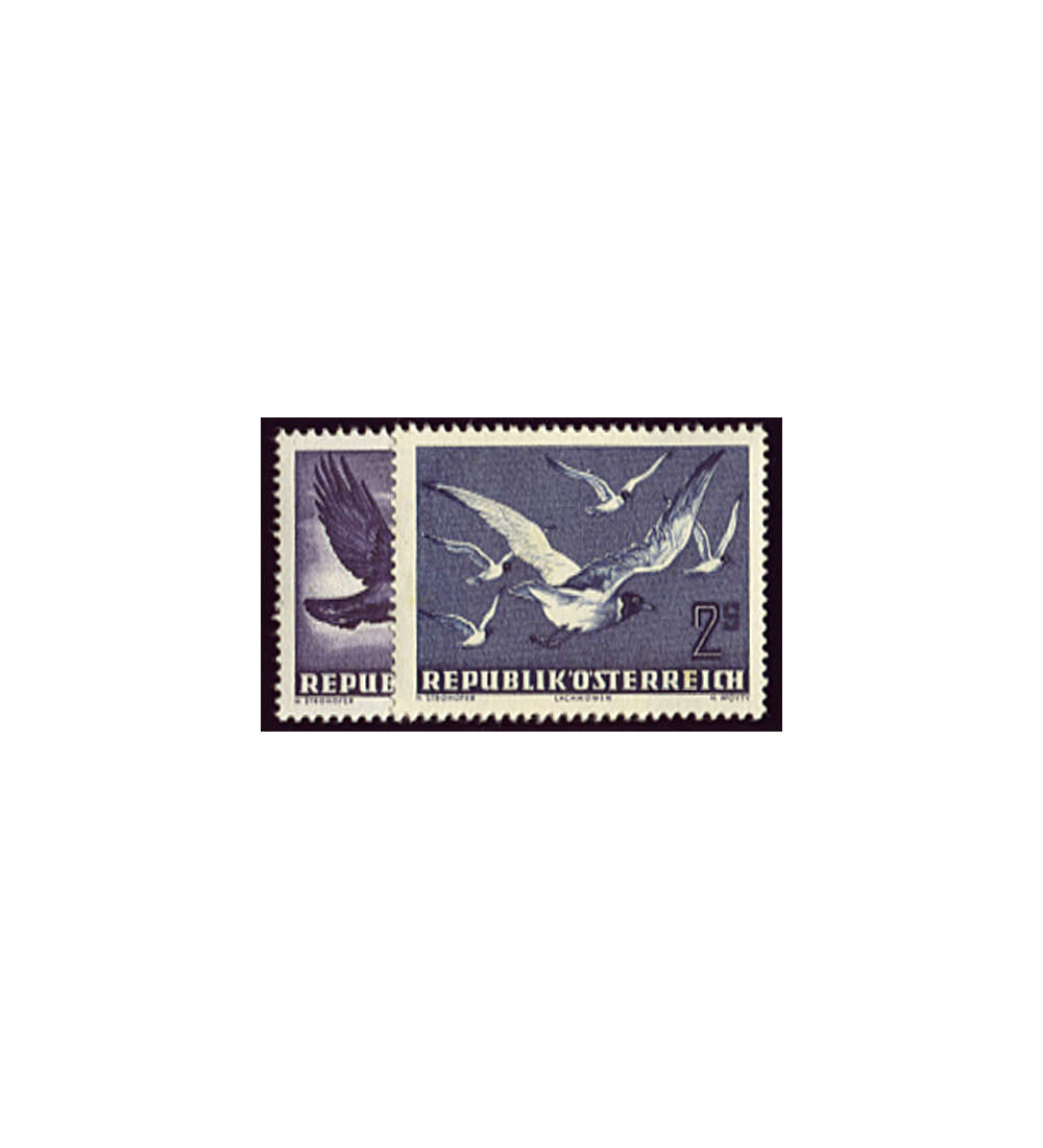 sterreich Nr. 955-956 postfrisch  Vgel 1950