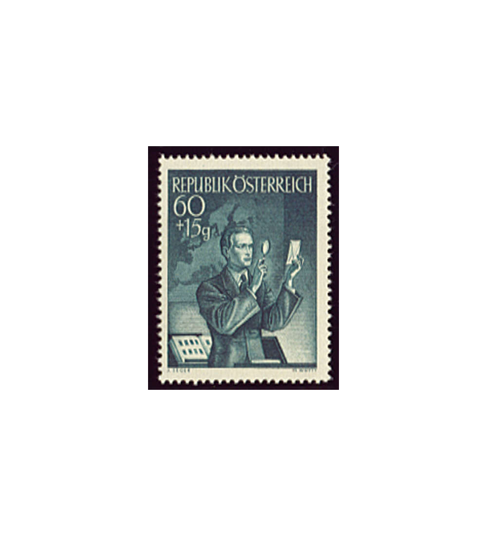 sterreich Nr. 957 postfrisch  Tag der Marke 1950