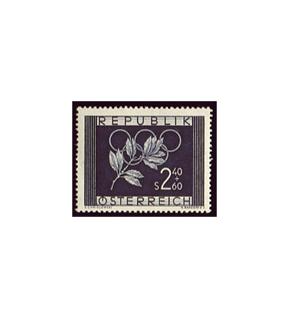 sterreich Nr. 969 postfrisch  Olympia 1952