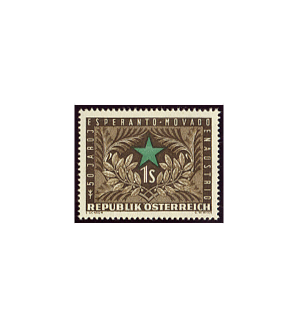 sterreich Nr. 1005 postfrisch Esperanto