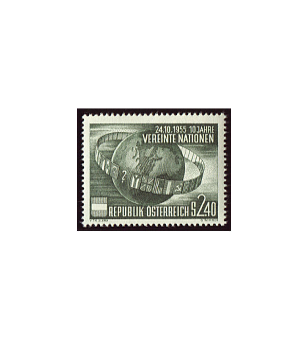 sterreich Nr. 1022 postfrisch 10 Jahre UNO