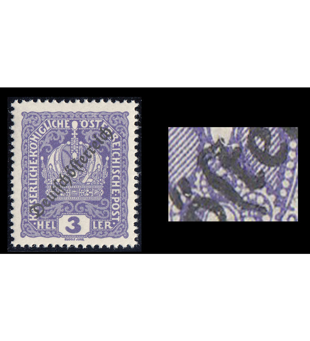 sterreich Nr. 228 I postfrisch ** Plattenfehler