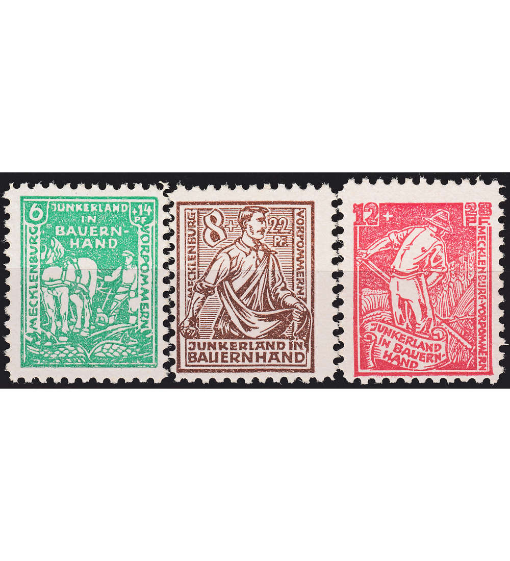 SBZ Nr. 23a-25a postfrisch Bodenreform 1945