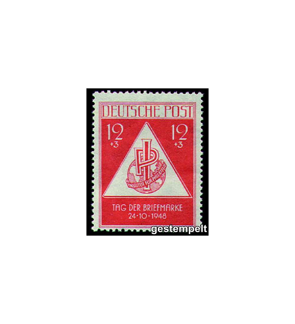 SBZ Nr. 228 gestempelt         Tag der Marke 1948