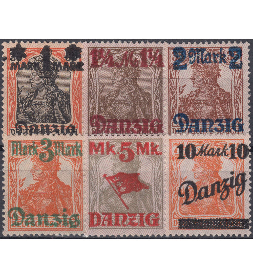 Danzig Nr. 41-46II postfrisch **