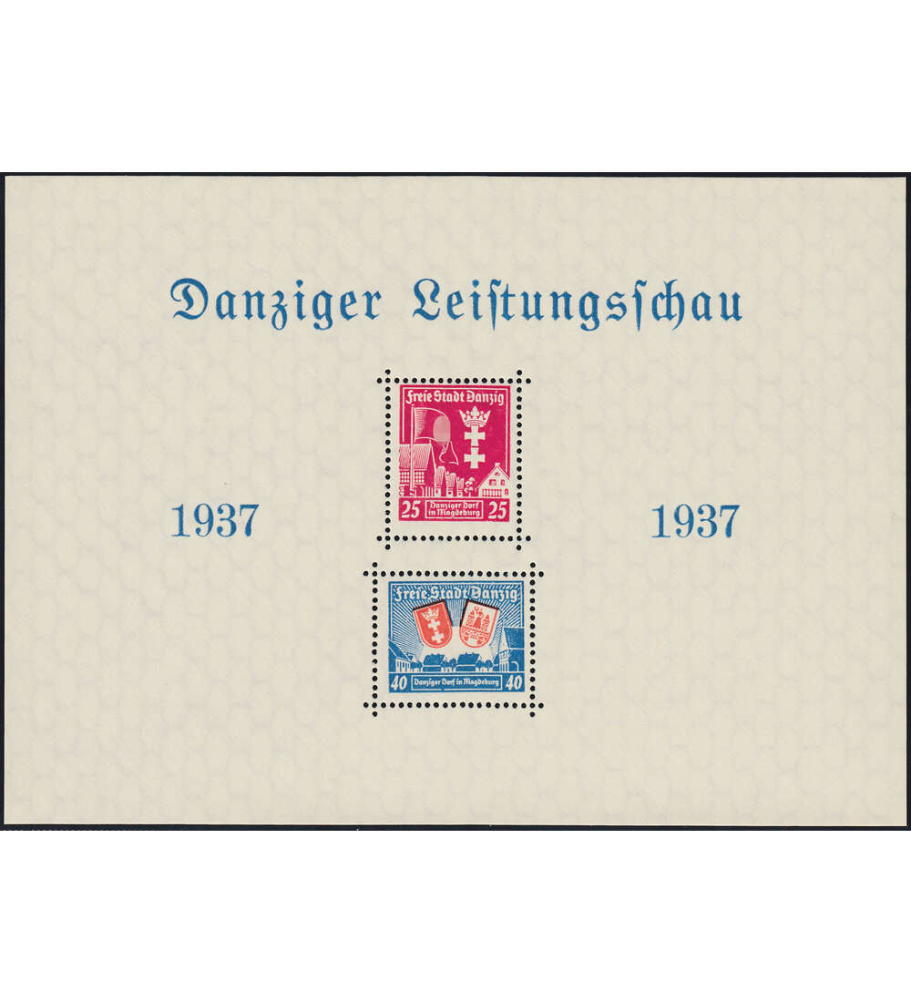 Danzig Block 3 postfrisch**