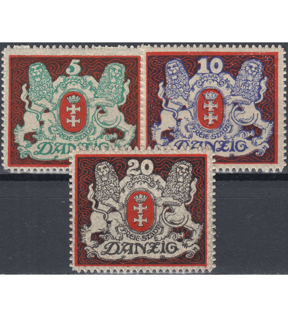 Danzig Nr. 87Y-89Y postfrisch **