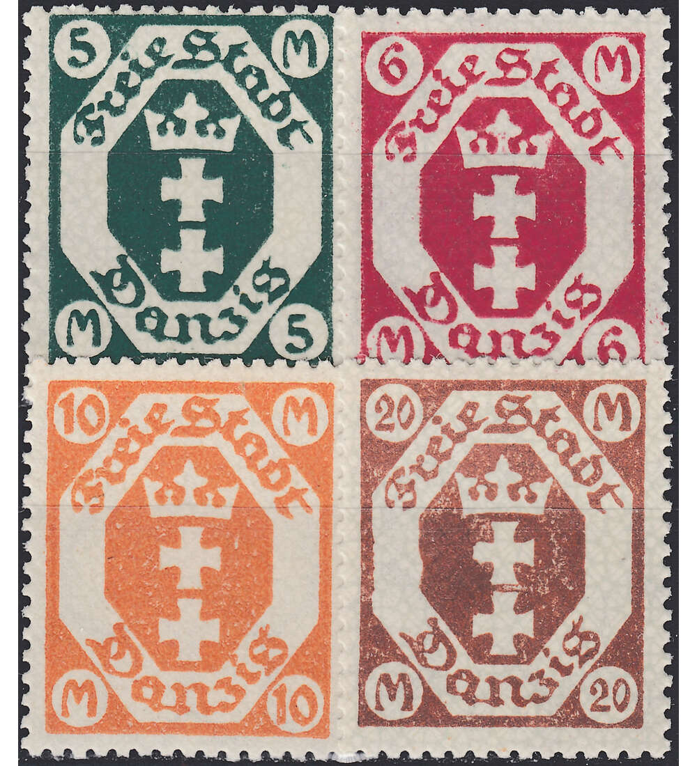 Danzig Nr. 108-111 postfrisch **