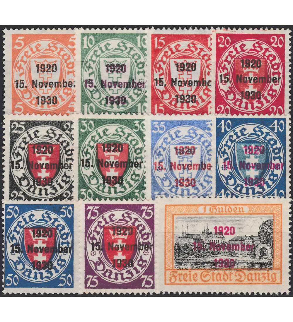 Danzig Nr. 220-230 postfrisch**