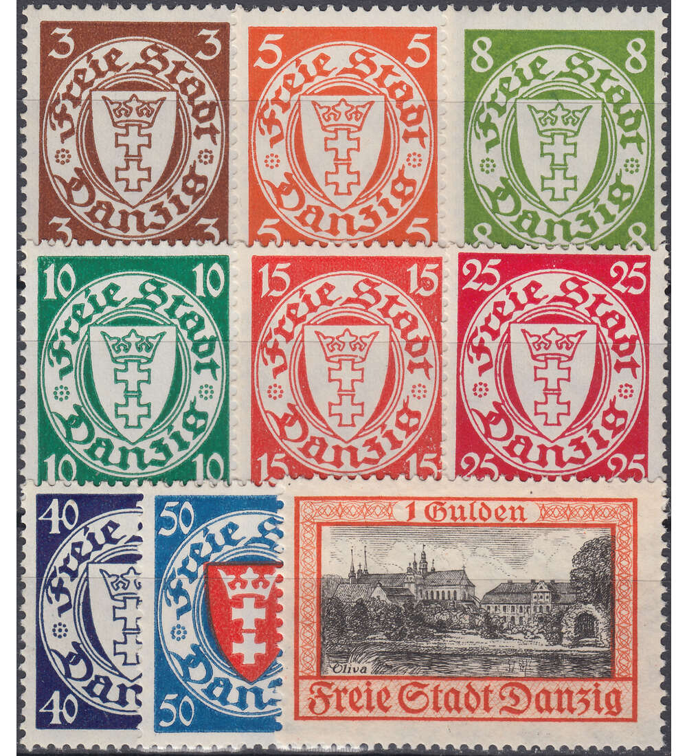 Danzig Nr. 289-297 postfrisch**