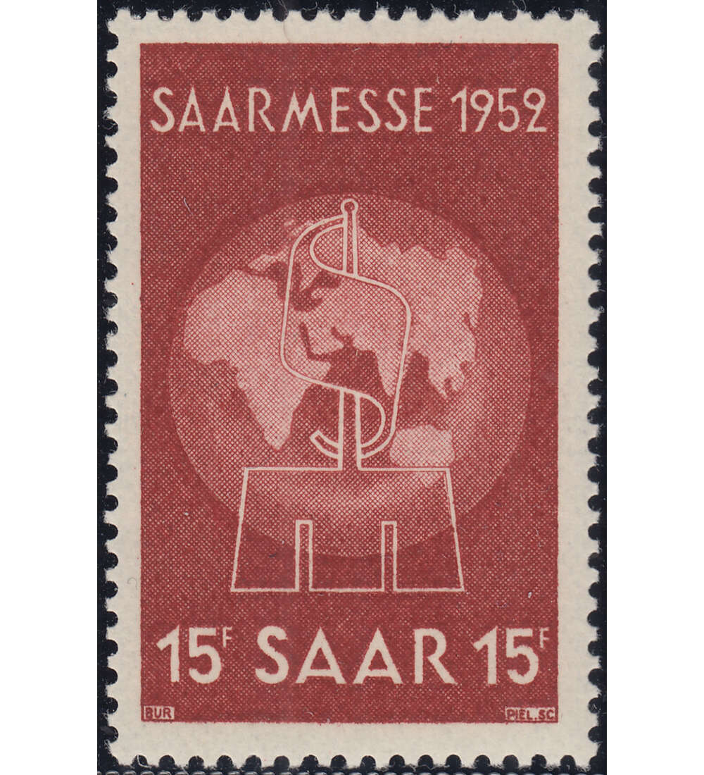 Saar Nr. 317 postfrisch Saarmesse 1952