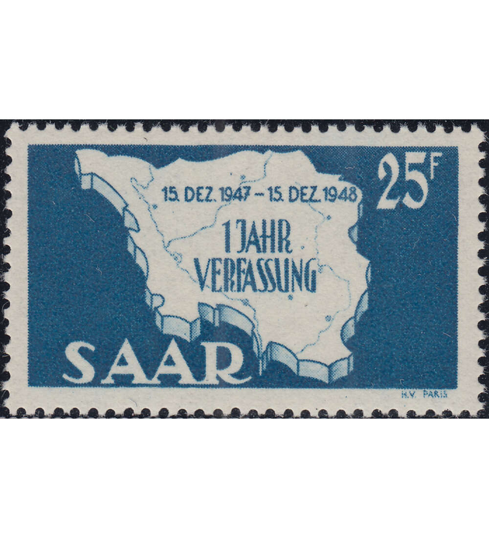 Saar Nr. 261 Type III postfr. ACHTUNG NEUE BEZEICHNUNG!