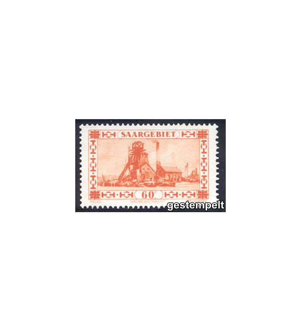 Saar Nr. 143 gestempelt        Freimarke 1930