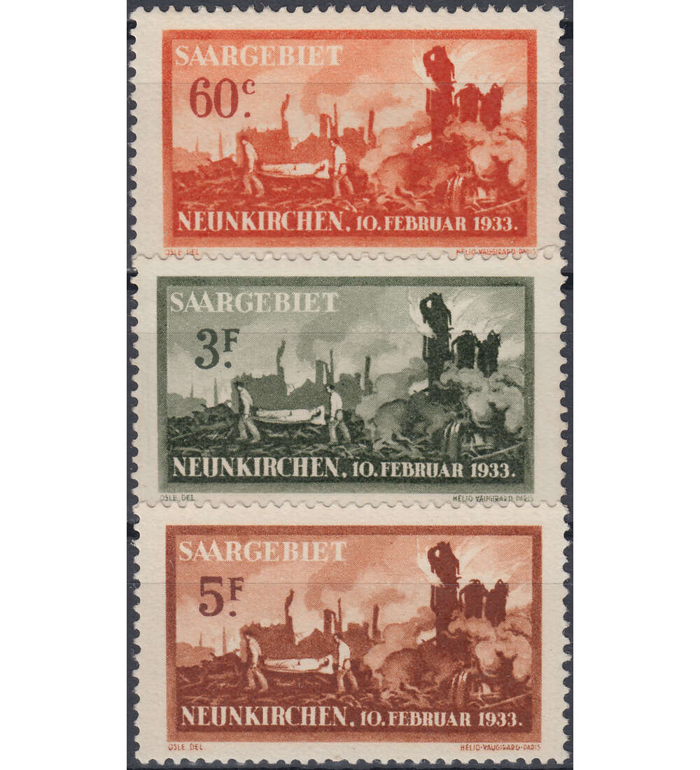 Saar Nr. 168-170 Explosionsunglck 1933