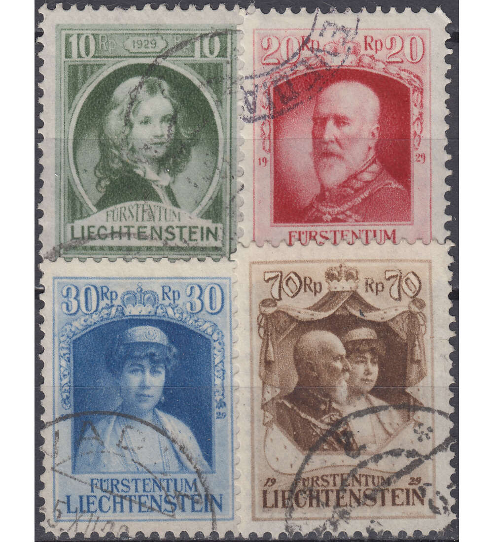 Liechtenstein Nr. 90-93 gestempelt  Frst Franz I.