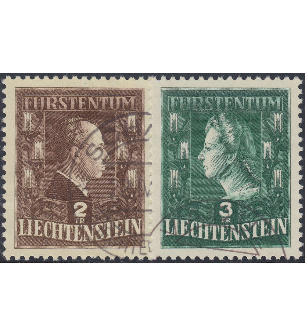 Liechtenstein Nr. 238-239 gestempelt  Frstenpaar