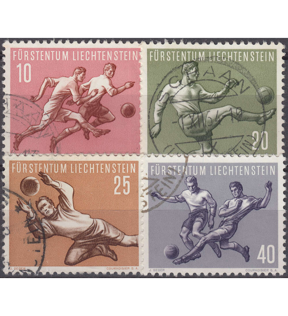 Liechtenstein Nr. 322-325 gestempelt  Sport 1954