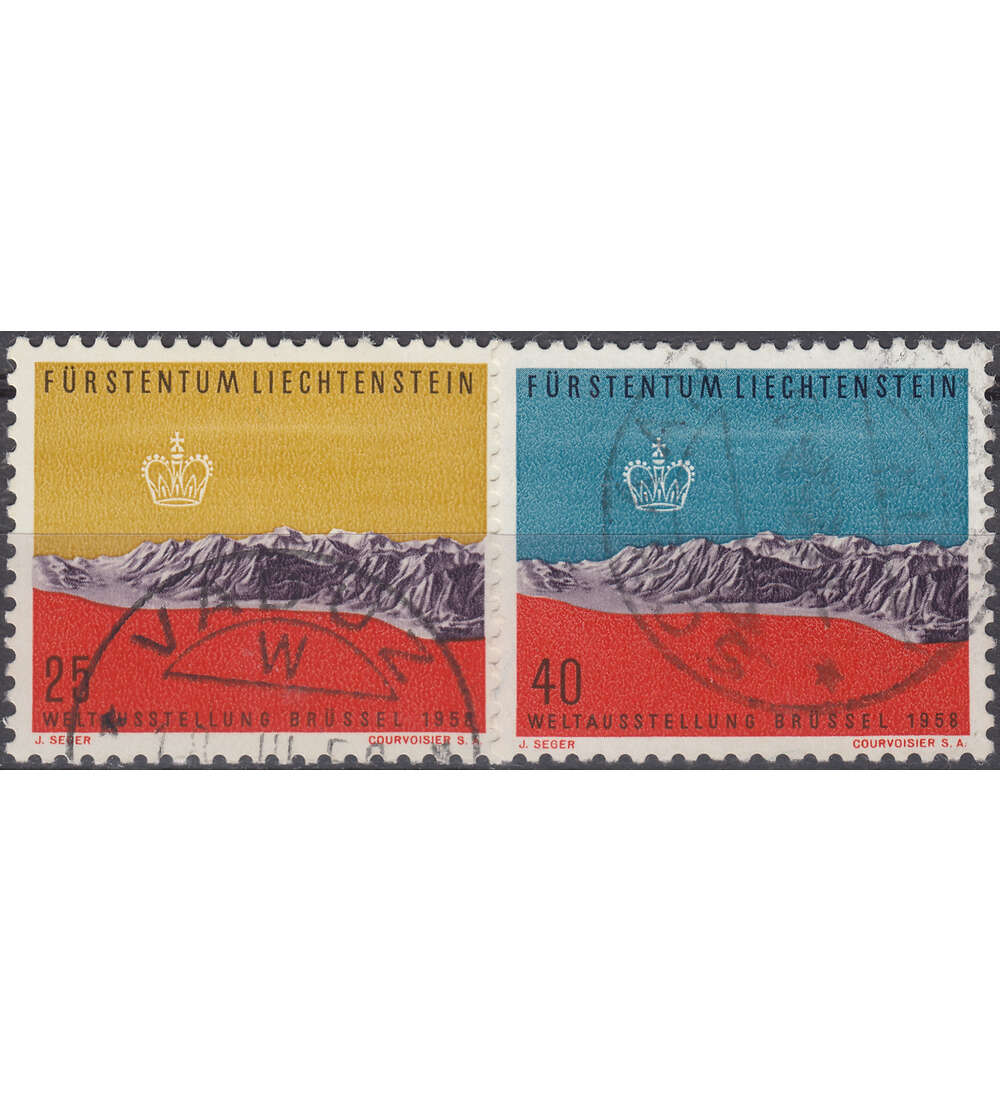 Liechtenstein Nr. 369-370 gestempelt  Weltausstellung Brssel