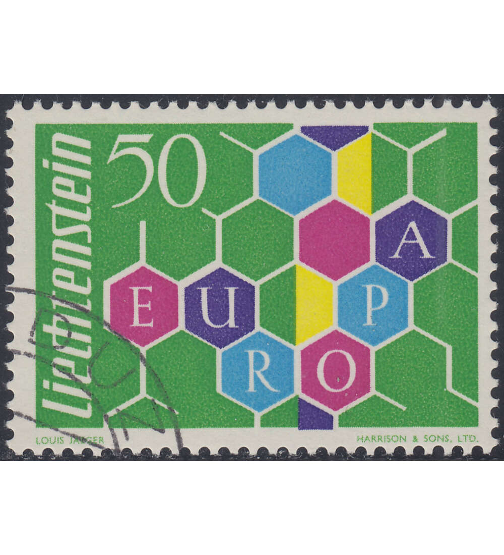 Liechtenstein Nr. 398 gestempelt    Europa CEPT 1960