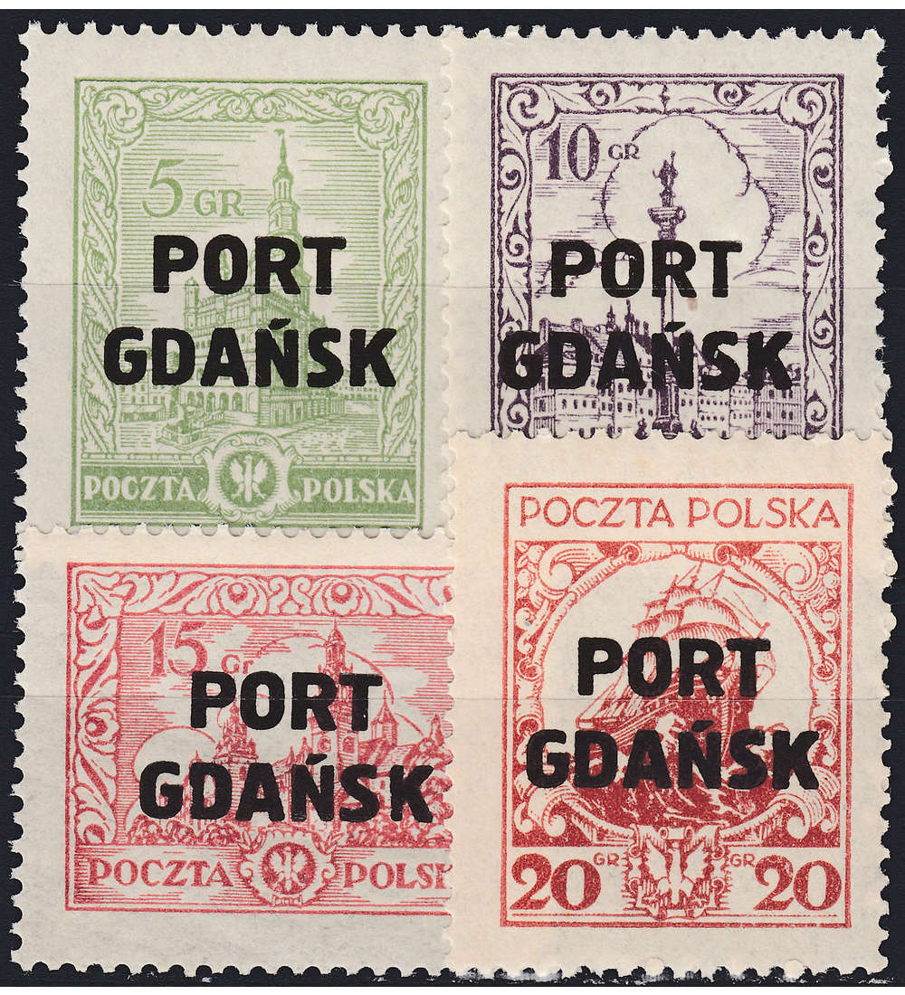 Danzig Port Gdansk Nr. 15-18 postfrisch **