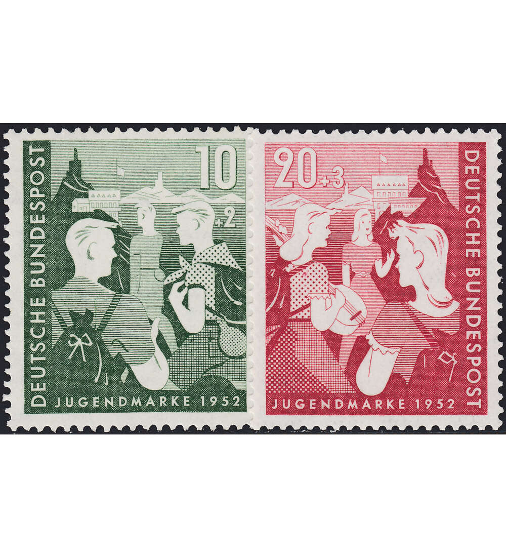 II BRD Nr. 153-154             Jugend 1952