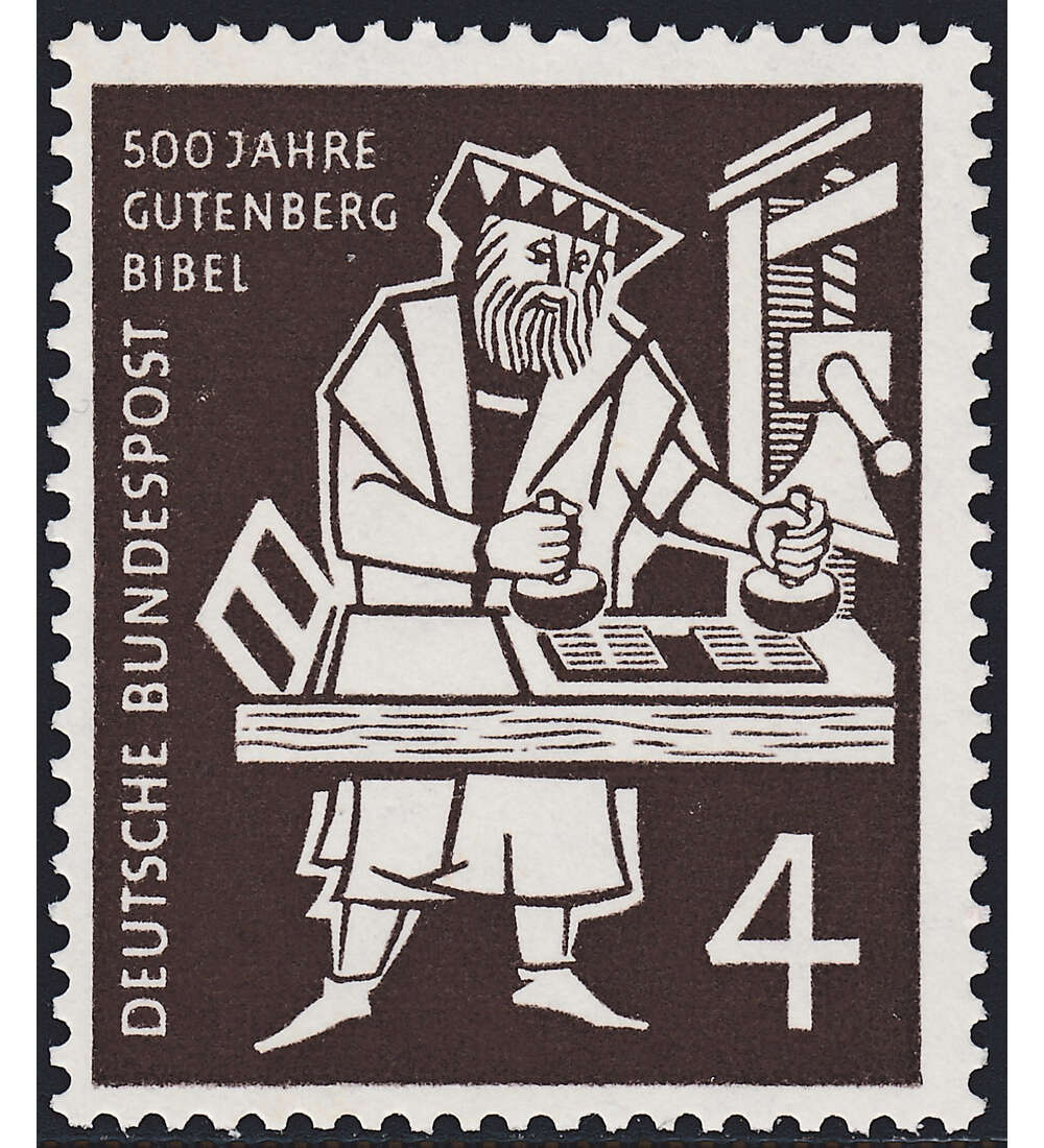 BRD Bund  Nr. 198 postfrisch         Gutenberg