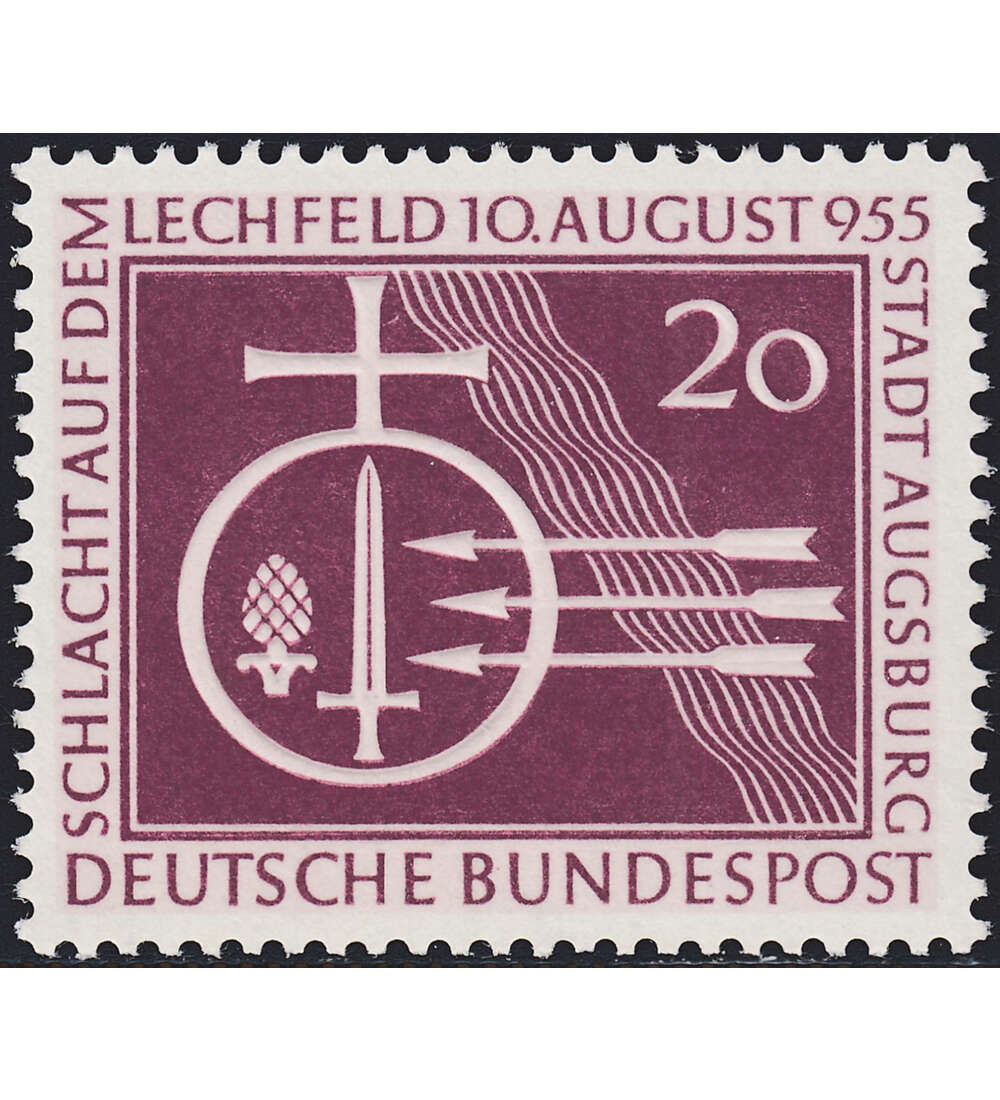 BRD Bund  Nr. 216 Bund postfrisch ** Lechfeld