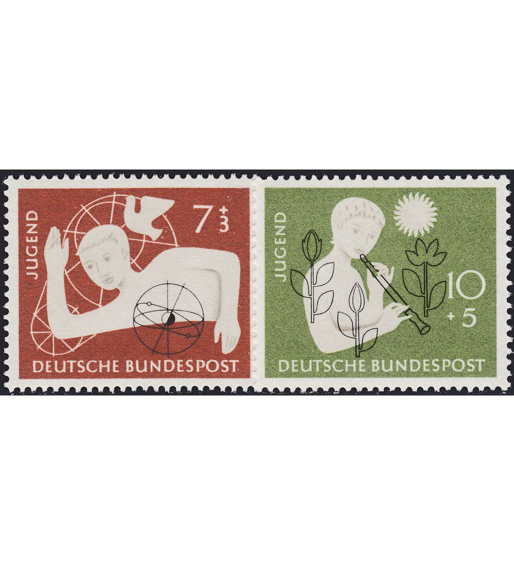 BRD Bund Nr. 232-233 Bund postfrisch ** Jugend 1956