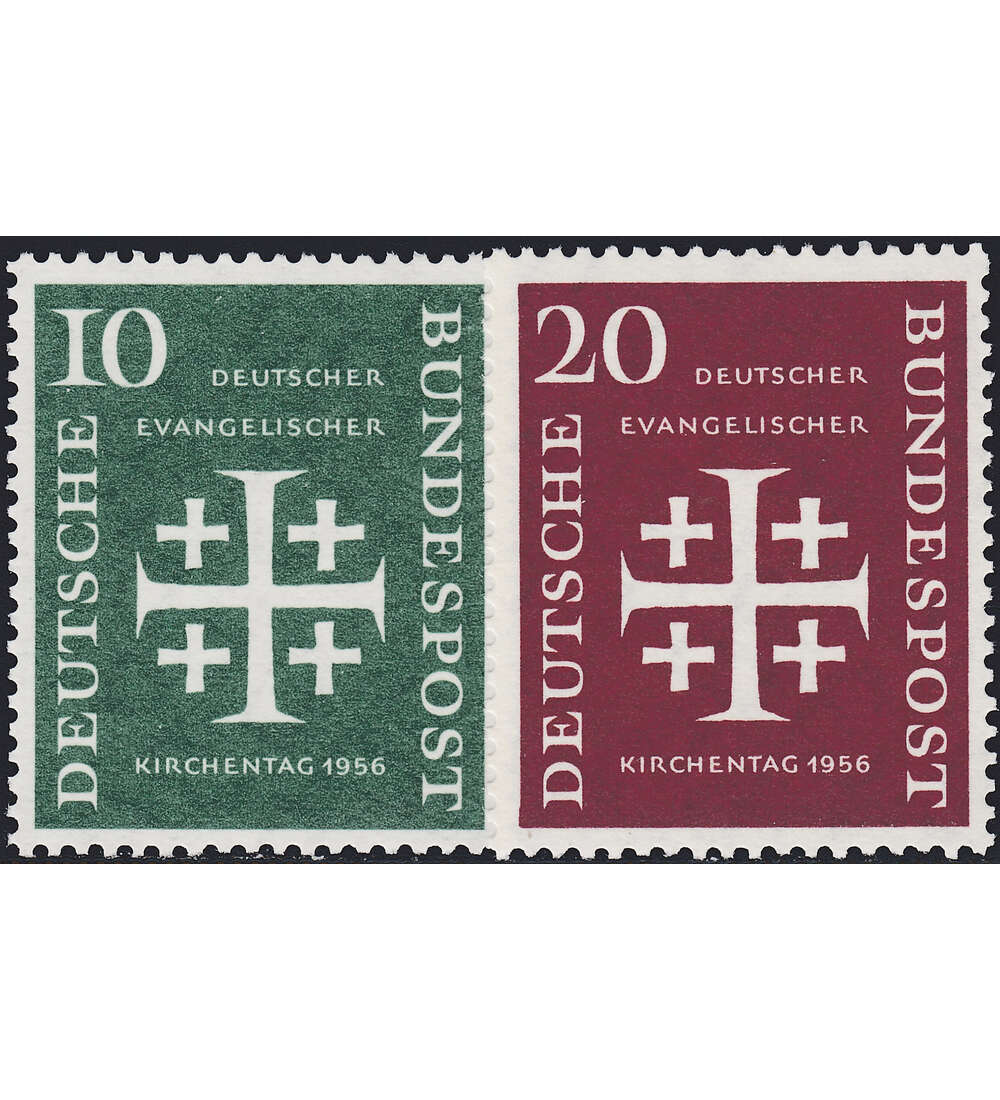 BRD Bund  Nr. 235-236 Bund postfrisch ** Kirchentag