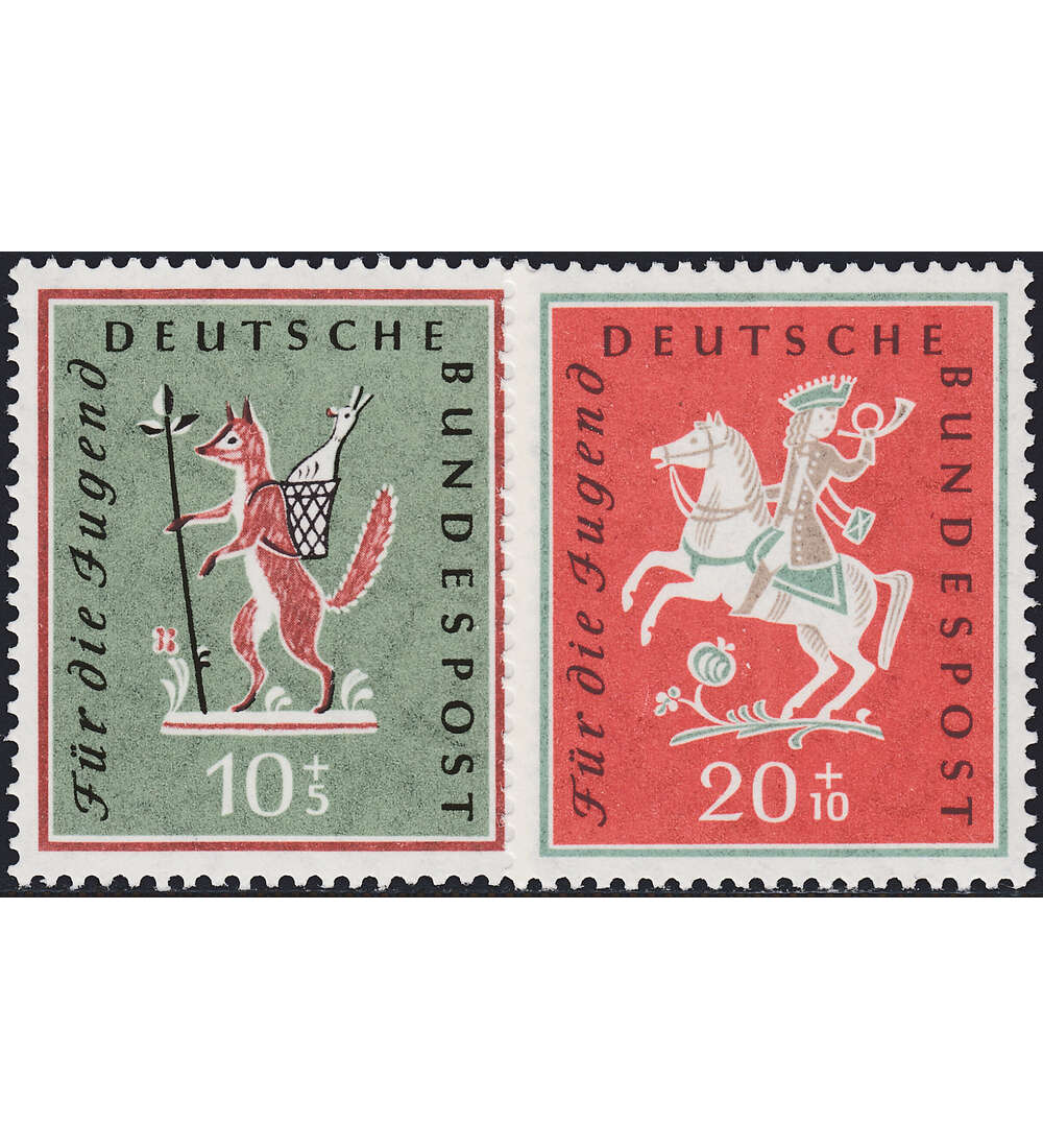 BRD Bund  Nr. 286-287 Bund postfrisch ** Jugend 1958