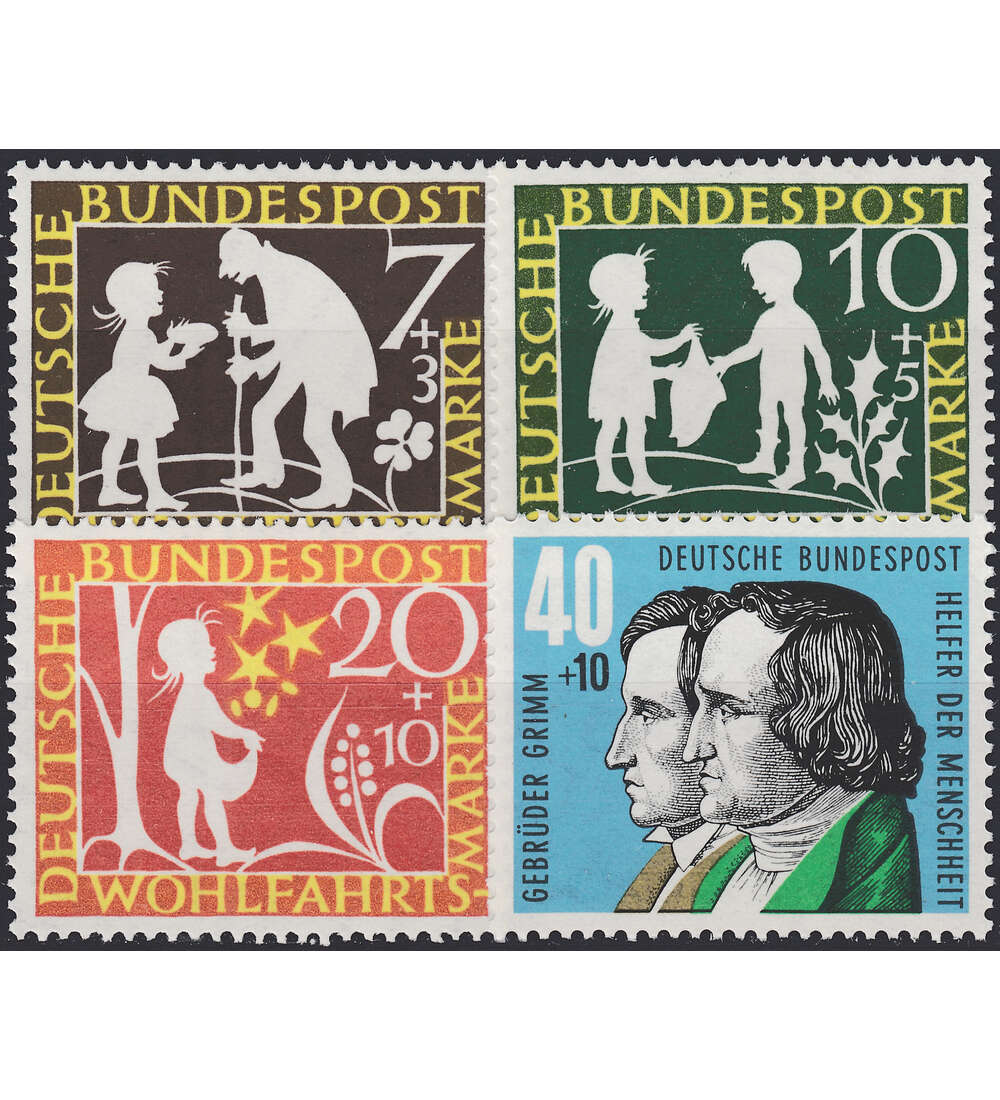 BRD Bund  Nr. 322-325 Bund postfrisch ** Wohlfahrt 1959