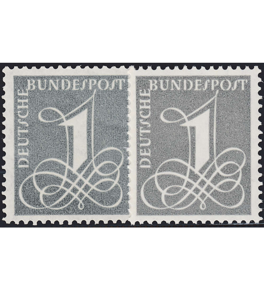 BRD Bund  Nr. 226x+y postfrisch Ziffer wei+fluor