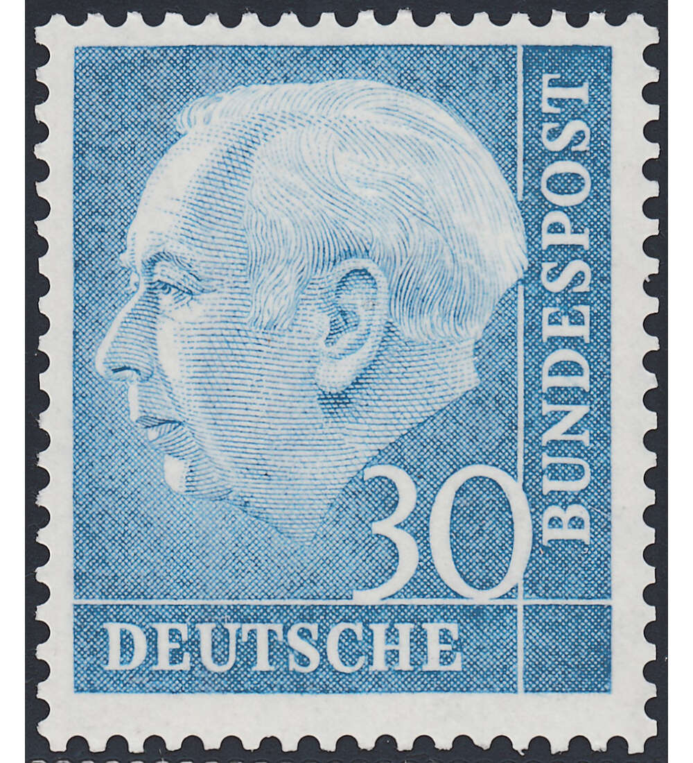 BRD Bund Nr. 187 postfrisch ** 30 Pfennig Heuss I