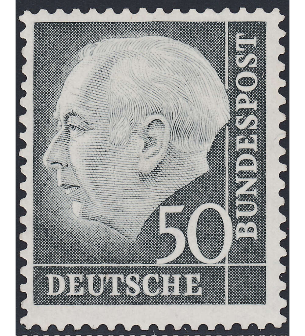 BRD Bund Nr. 189 postfrisch ** 50 Pfennig Heuss I