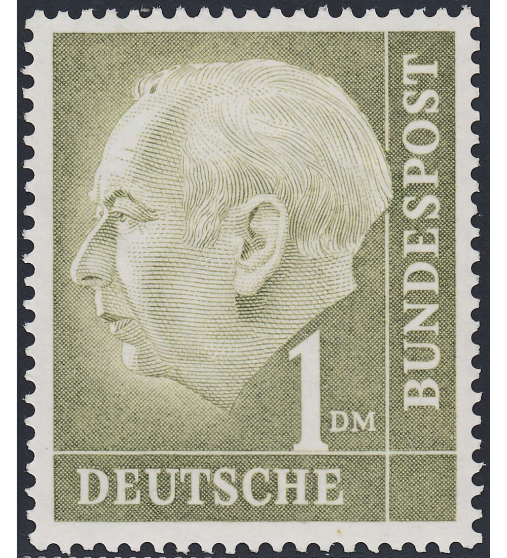 BRD Bund Nr. 194 postfrisch ** 1 DM Heuss I