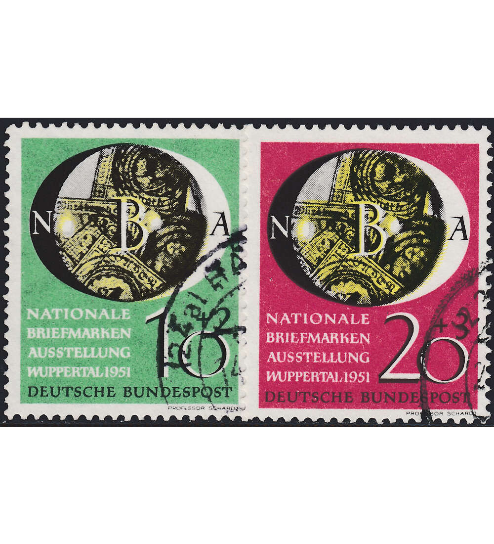 BRD Bund  Nr. 141-142 gestempelt     Wuppertal
