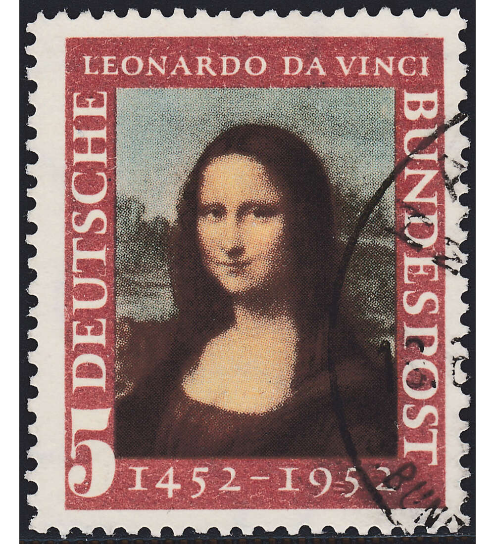 BRD Bund  Nr. 148 gestempelt         Mona Lisa
