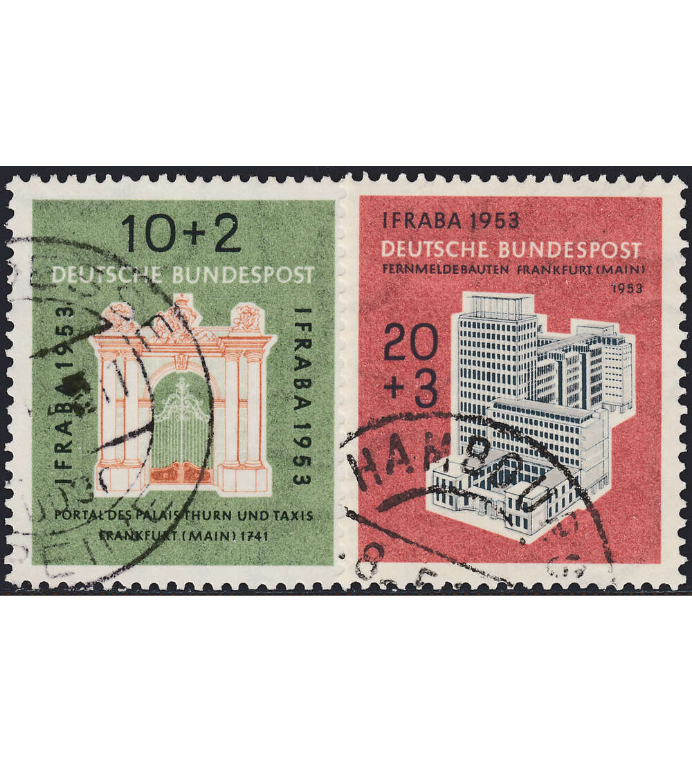 BRD Bund  Nr. 171-172 gestempelt Ifraba