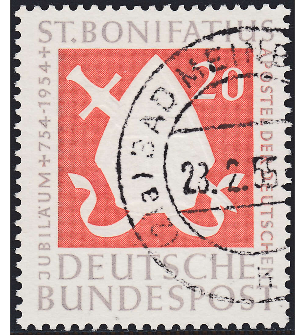 BRD Bund  Nr. 199 gestempelt Bonifatius