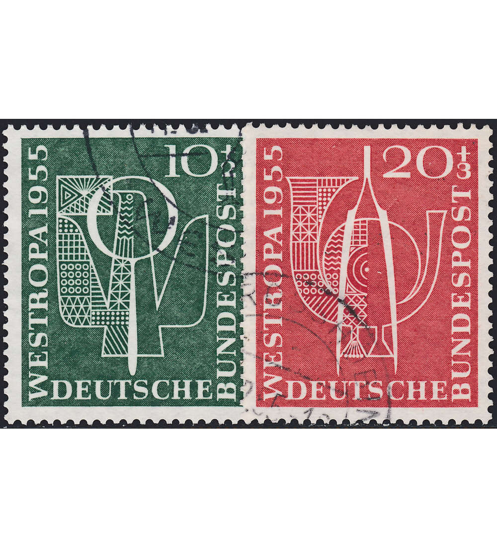 BRD Bund  Nr. 217-218 gestempelt Westropa