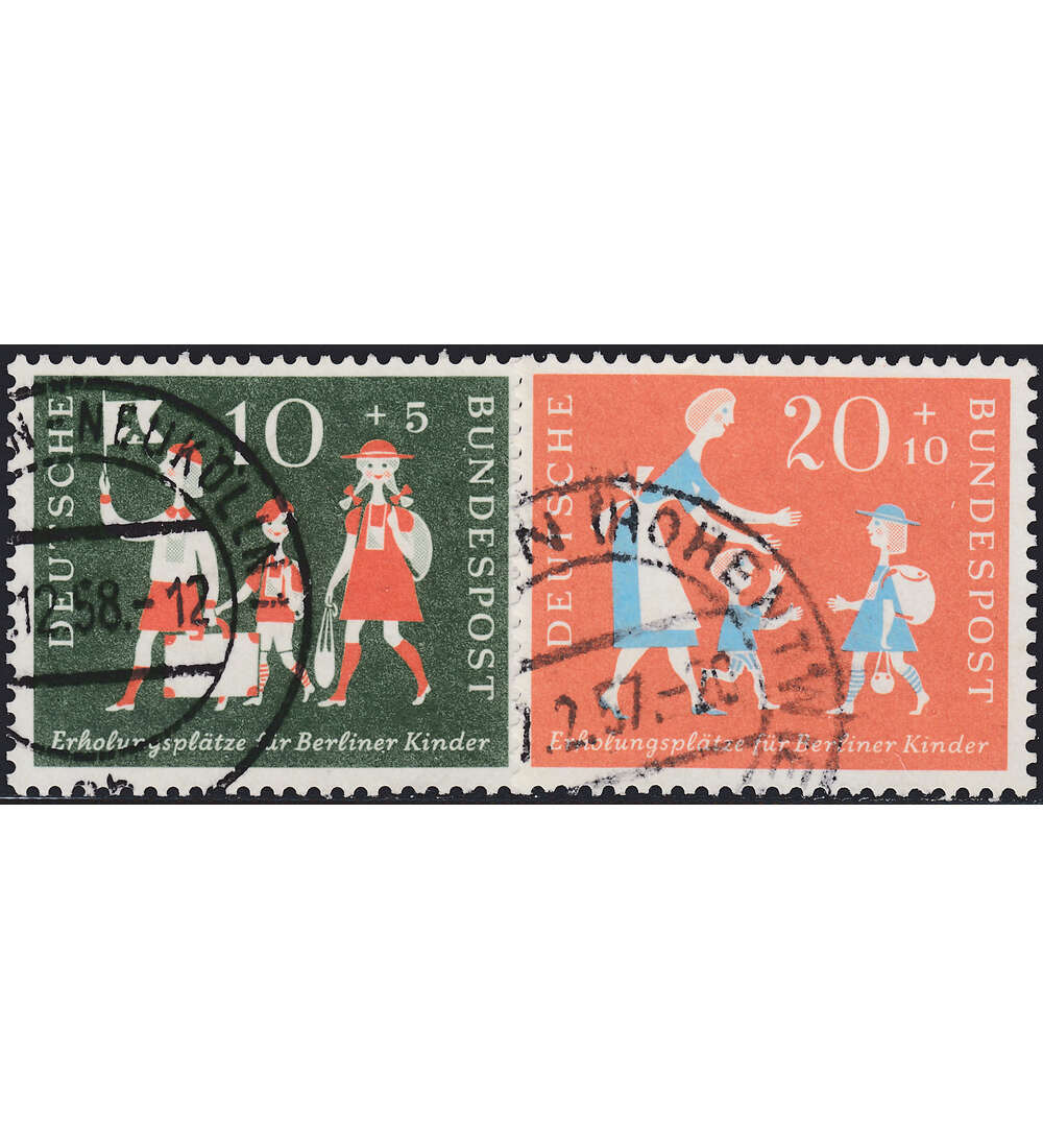 BRD Bund  Nr. 250-251 gestempelt Jugend 1957